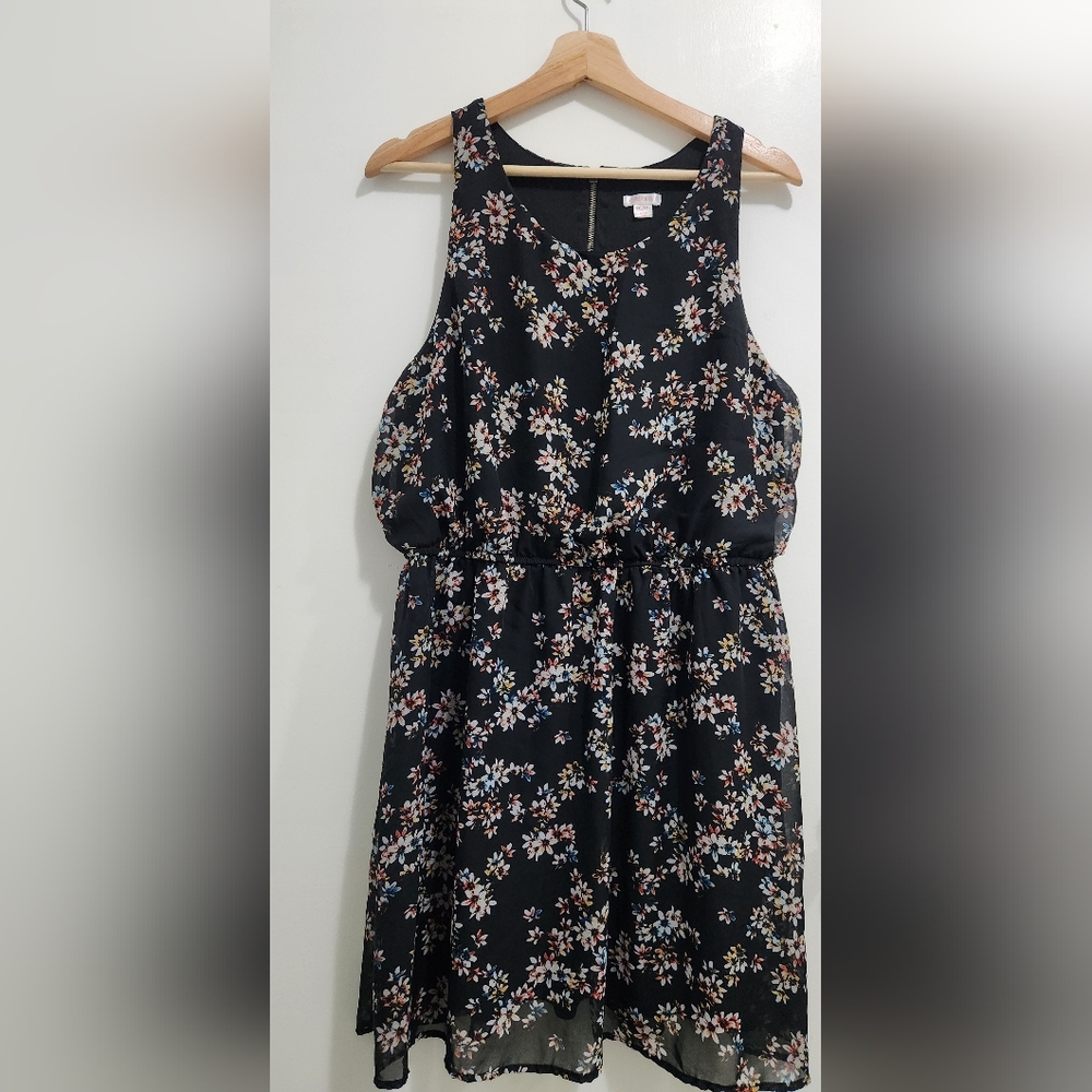 Xhileration Sleeveless Floral Dress - Black - XXL - Picture 3 of 9